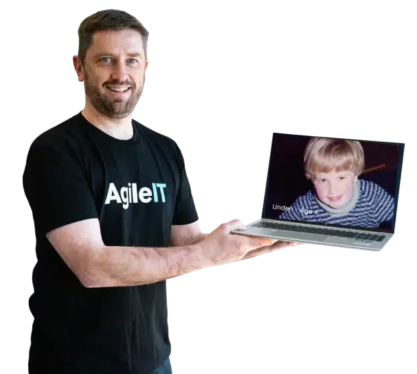 A young Linden Jackson, the origin of Agile IT Solutions, founded in 2007