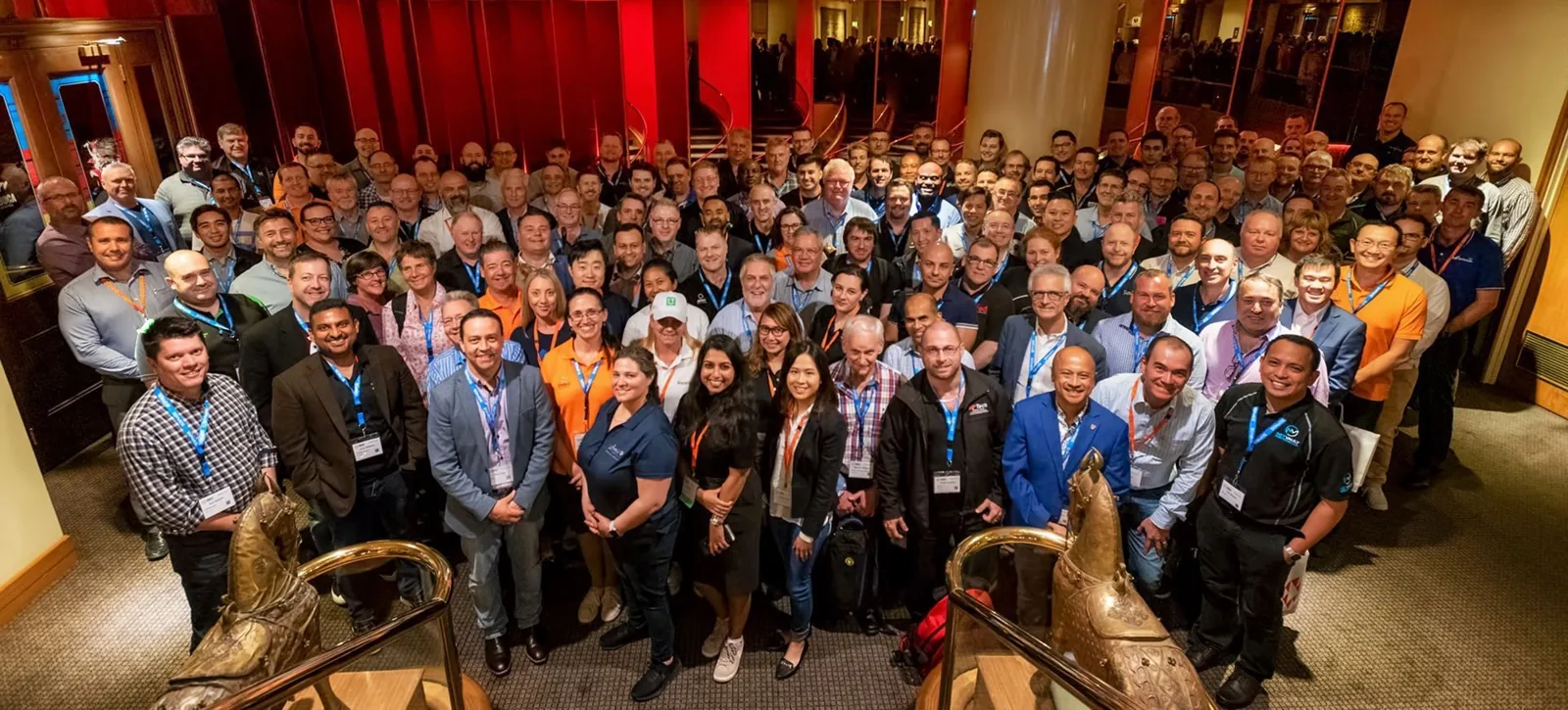 SMBiT Professionals members gathered for a group photo at the national conference.